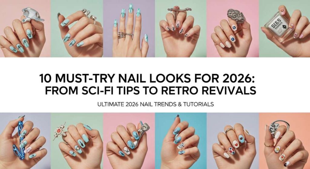 featured: 10 must try nail looks for 2026: from sci fi tips to retro revivals