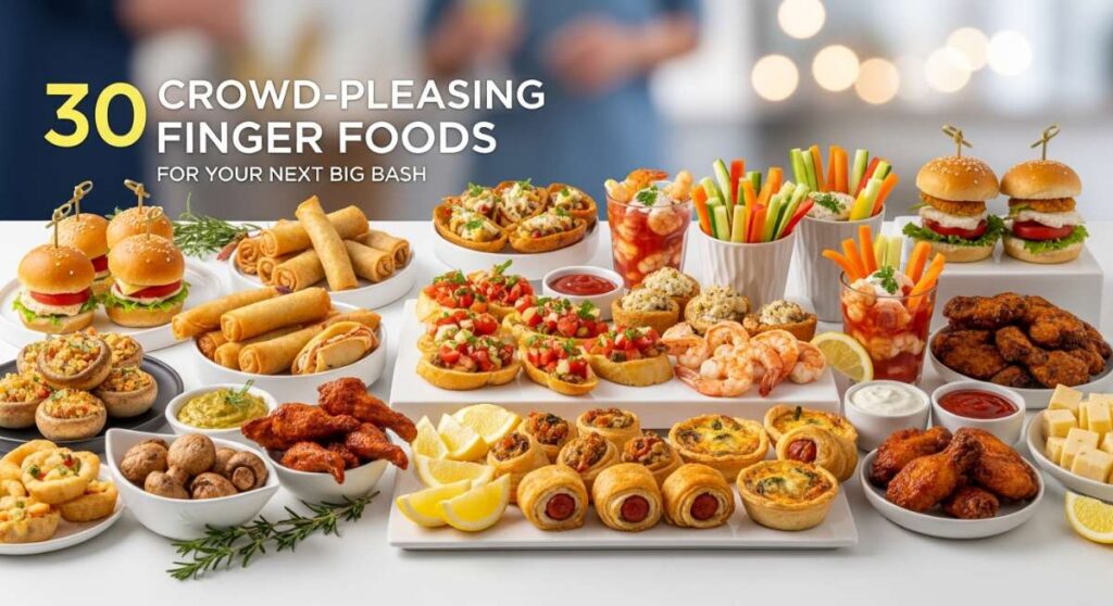 featured: 30 crowd pleasing finger foods for your next big bash