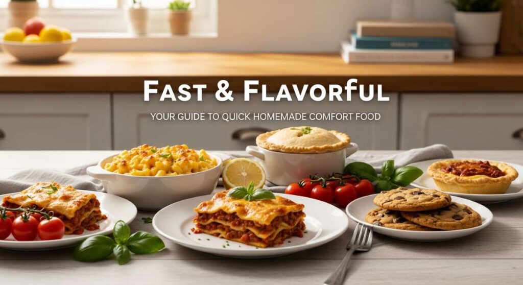 featured: fast & flavorful: your guide to quick homemade comfort food