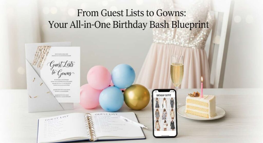 featured: from guest lists to gowns: your all in one birthday bash blueprint