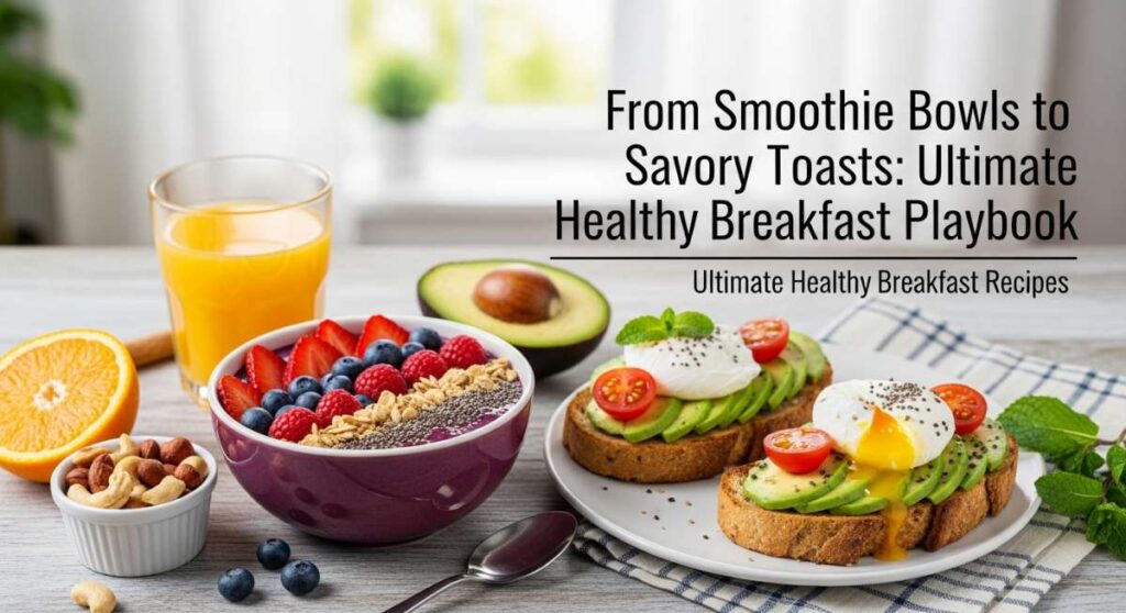 featured: from smoothie bowls to savory toasts: your ultimate healthy breakfast playbook