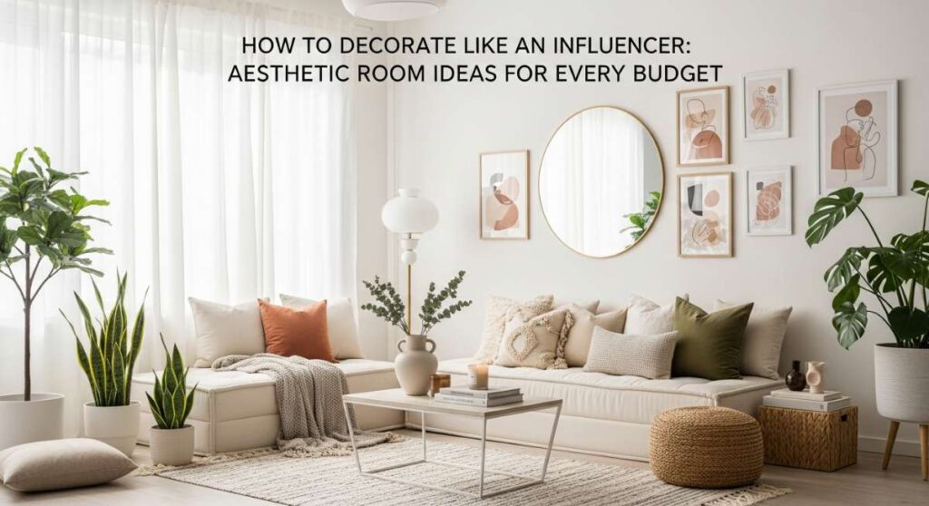 featured: how to decorate like an influencer: aesthetic room ideas for every budget