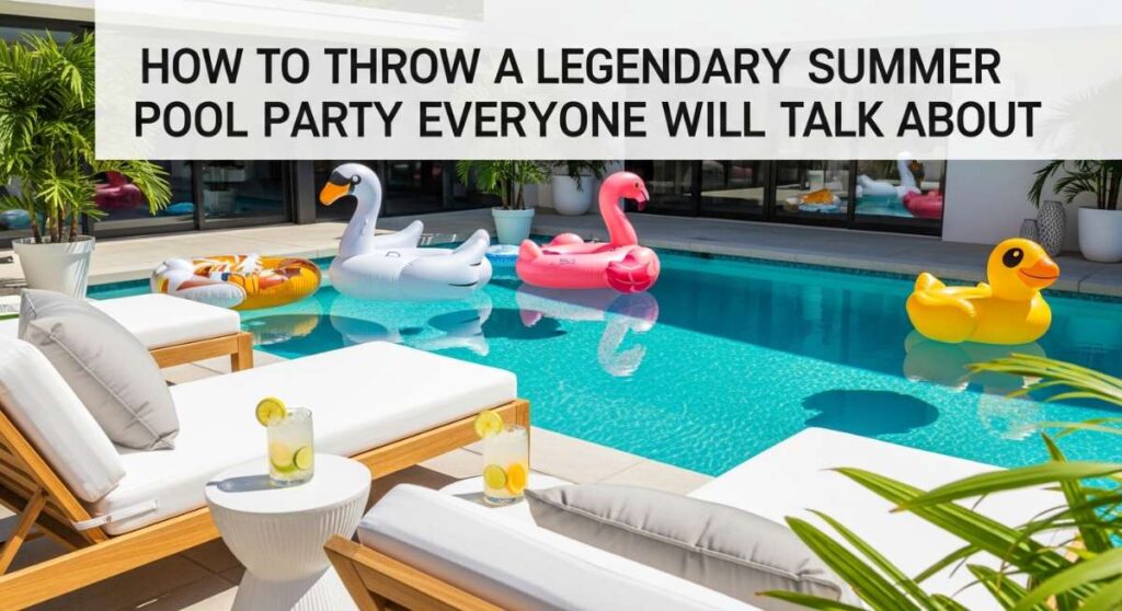 featured: how to throw a legendary summer pool party everyone will talk about
