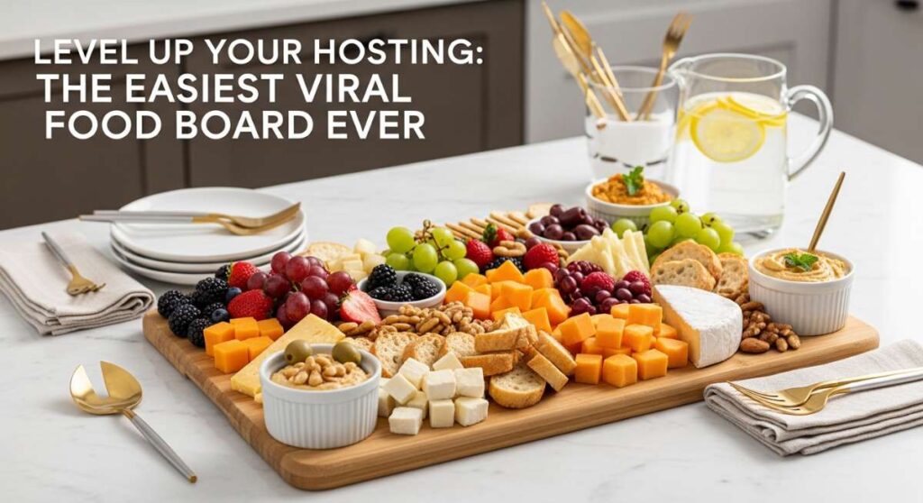 featured: level up your hosting: the easiest viral food board ever
