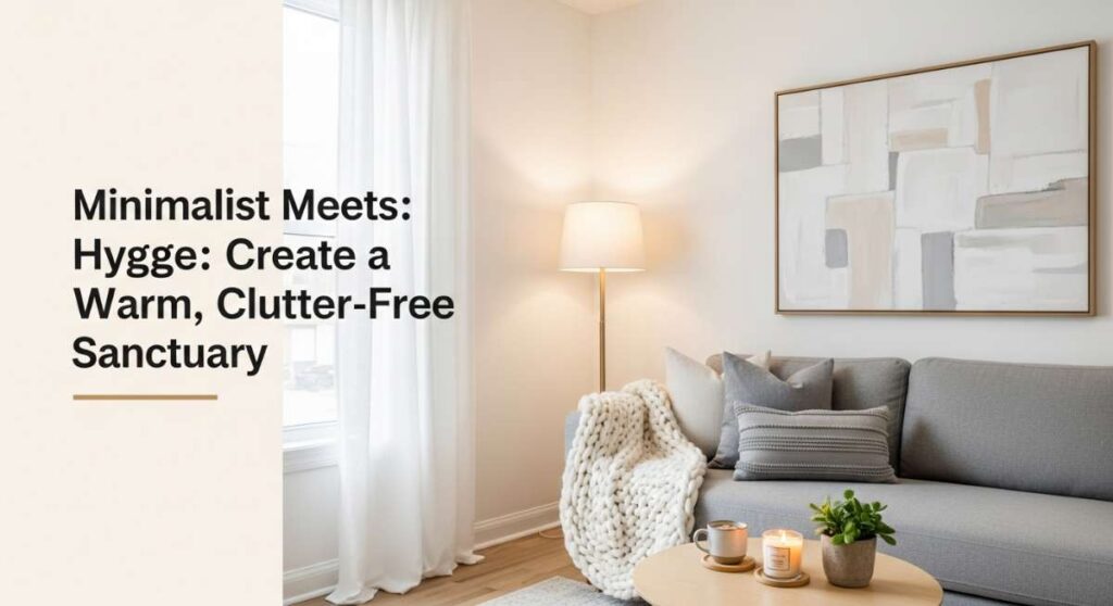 featured: minimalist meets hygge: how to create a warm, clutter free sanctuary