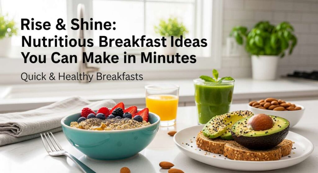 featured: rise & shine: nutritious breakfast ideas you can make in minutes