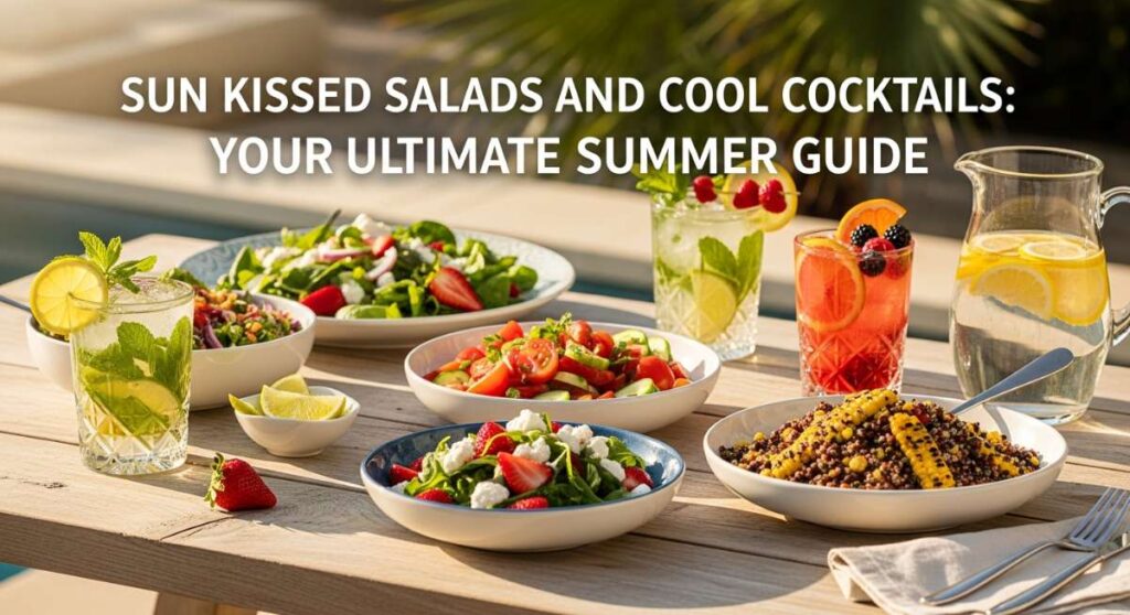 featured: sun kissed salads and cool cocktails: your ultimate summer guide