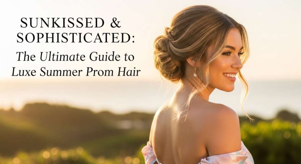 featured: sunkissed & sophisticated: the ultimate guide to luxe summer prom hair