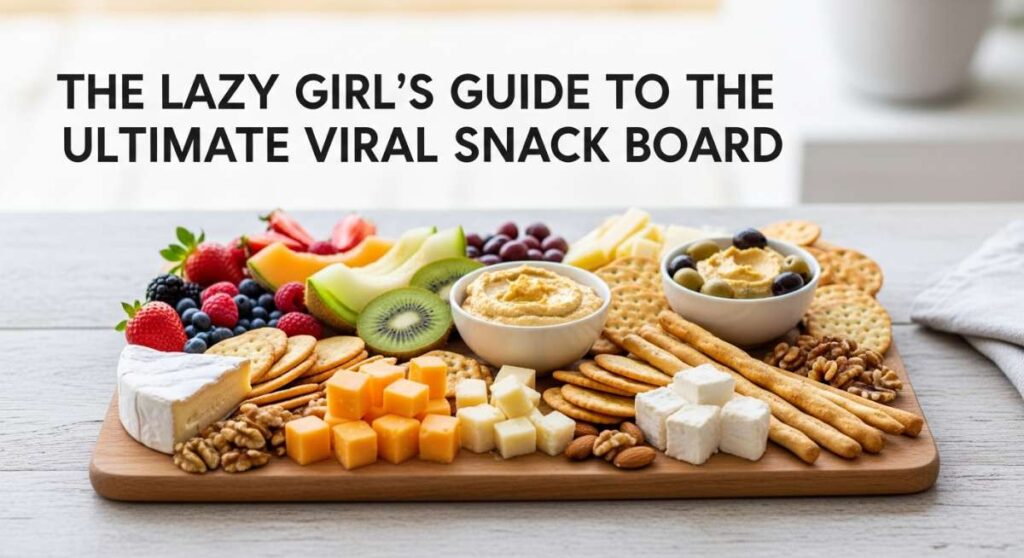 featured: the lazy girl's guide to the ultimate viral snack board
