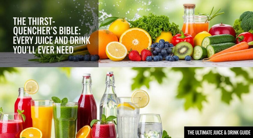 featured: the thirst quencher's bible: every juice and drink you'll ever need