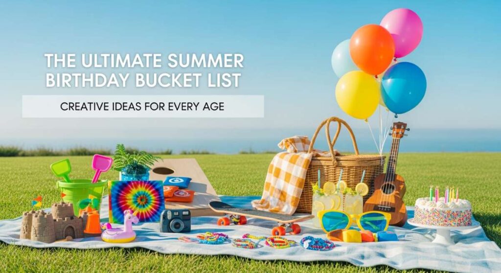 featured: the ultimate summer birthday bucket list: creative ideas for every age