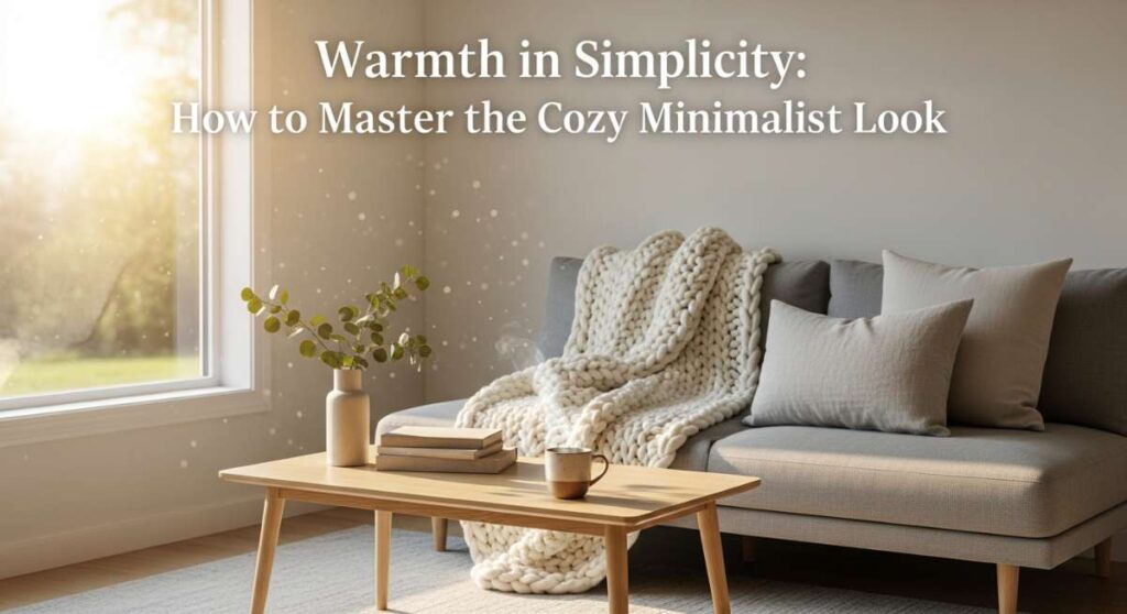 featured: warmth in simplicity: how to master the cozy minimalist look