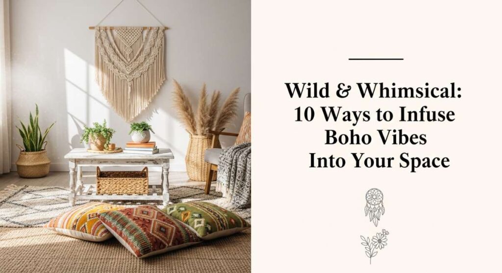 featured: wild & whimsical: 10 ways to infuse boho vibes into your space