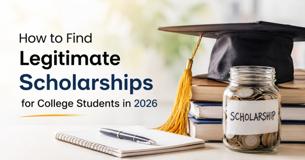 How to Find Legitimate Scholarships for College Students in 2026